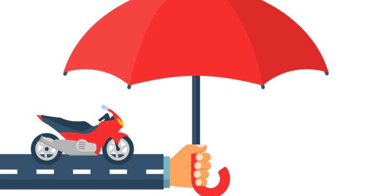 ilustração como funciona o seguro de moto